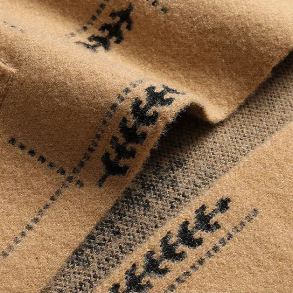 The Kyoto Patterned Open-Front Cardigan