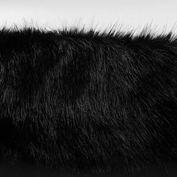 The Riviera Faux-Fur Trim Off-Shoulder Maxi Dress