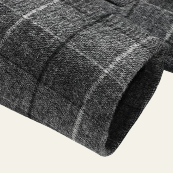 The Camden Checked Single-Breasted Coat
