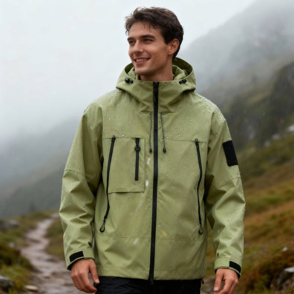 The Alpine Hooded Zip Shell Jacket
