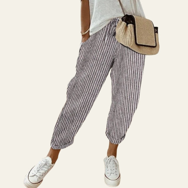 The Riviera Drawstring Tapered Trousers