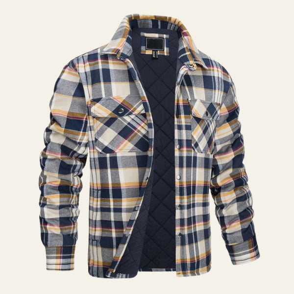 The Aspen Quilted Flannel Overshirt
