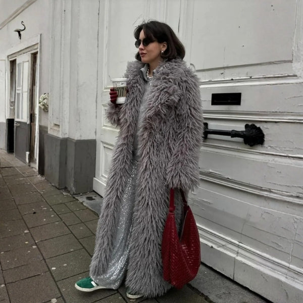 The Oslo Faux Fur Maxi Coat