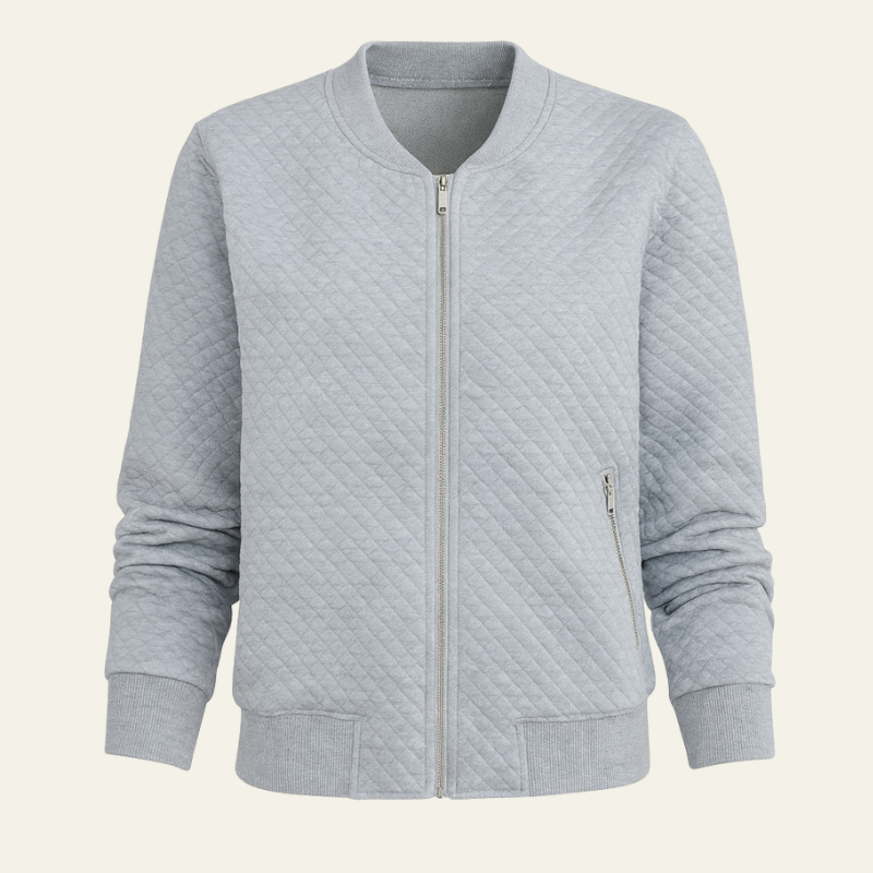 The Antwerp Quilted Bomber Vest