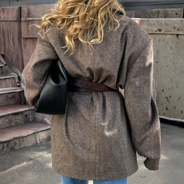 The Paris Belted Double-Breasted Coat