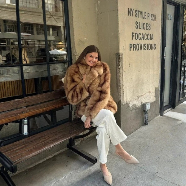 The Aspen Plush Faux-Fur Coat