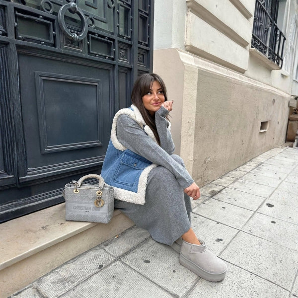 The Oslo Denim Sherpa Vest