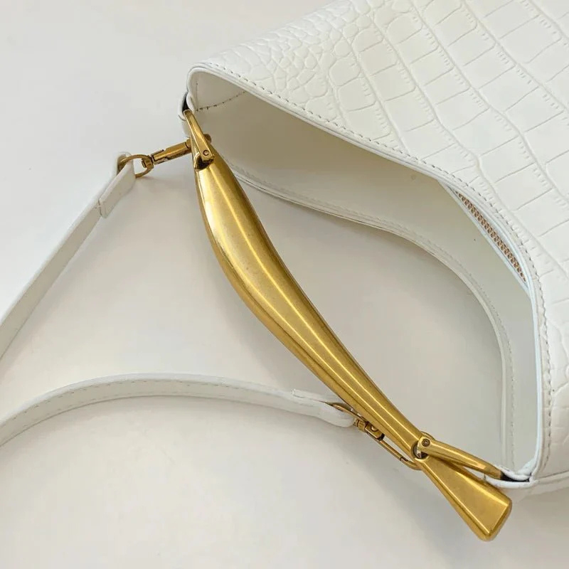 The Anya Croc-Embossed Handbag