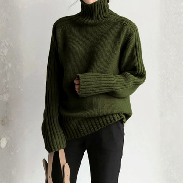 The Aspen Ribbed Turtleneck Sweater