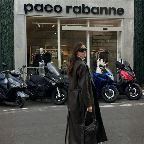 The Milan Leather Trench Coat