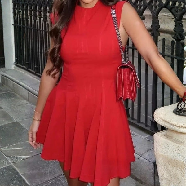 The Verona Flared Mini Dress