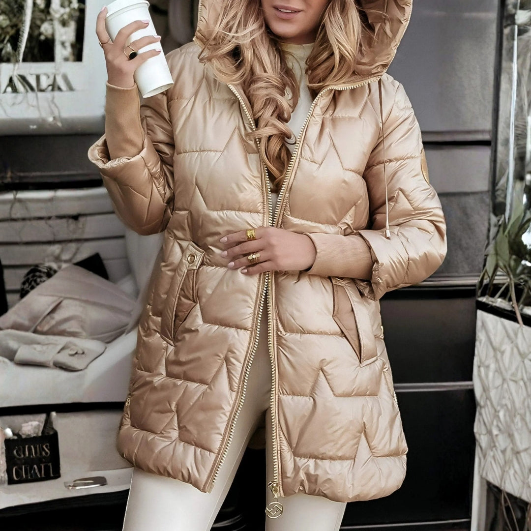 The Alpine Quilted Hooded Puffer Jacket