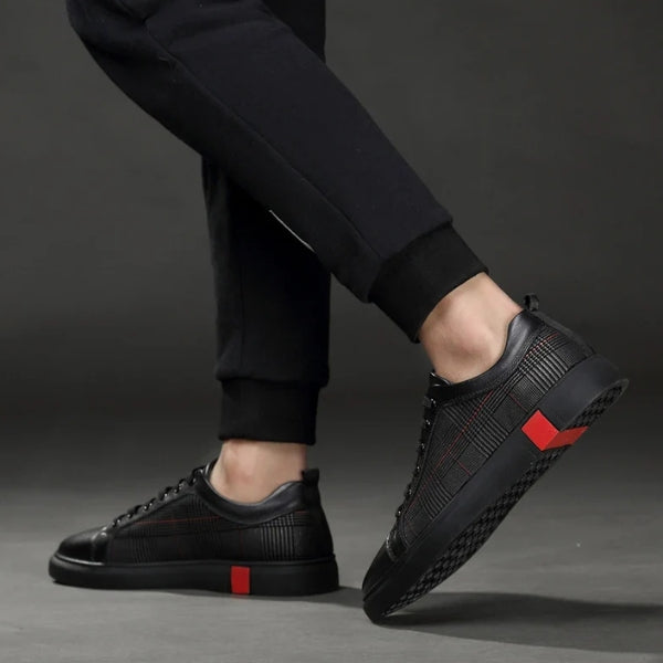 The Kyoto Plaid-Panel Sneaker