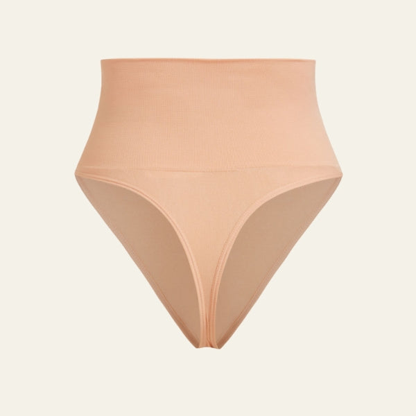 The Sculpt High-Rise Ribbed Thong Set