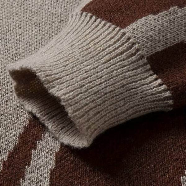 The Milano Abstract Knit Sweater