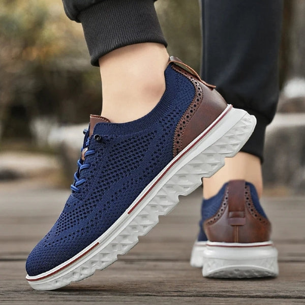 The Riviera Textured Knit Sneakers