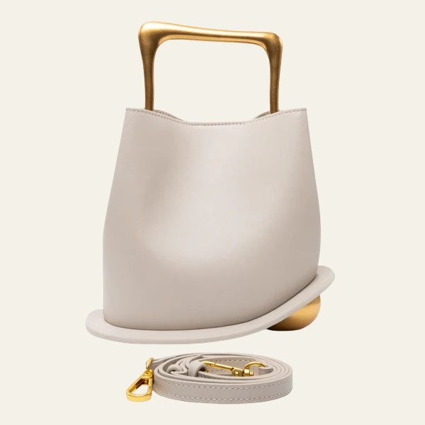 The Vienna Sculpted Handle Mini Handbag