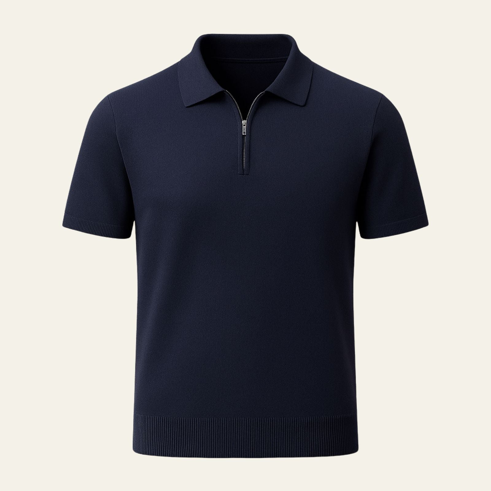 The Marbella Mesh Zip Polo
