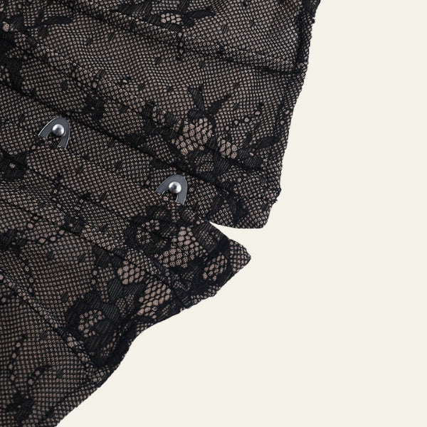 The Parisian Lace-Trim Corset Top
