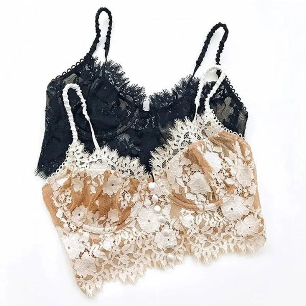 The Florence Lace Corset Bra