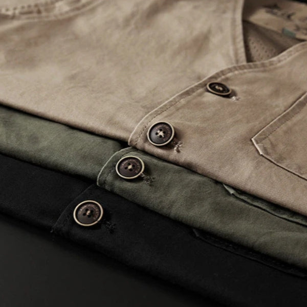 The Kyoto Multi-Pocket Utility Vest