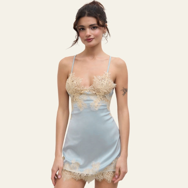 The Riviera Criss-Cross Lace Lingerie Set
