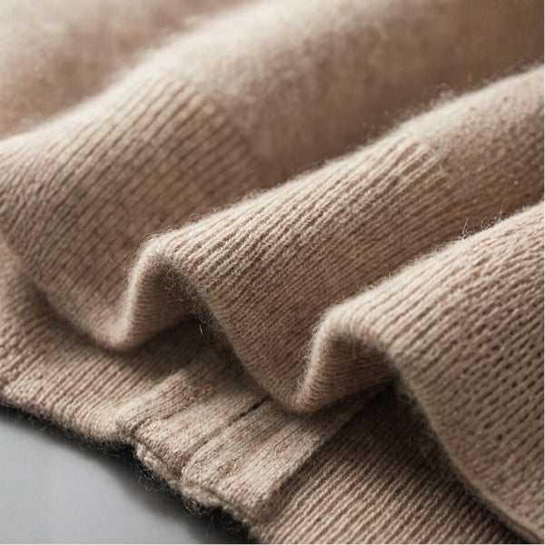 The Valais Cashmere Zip Knit