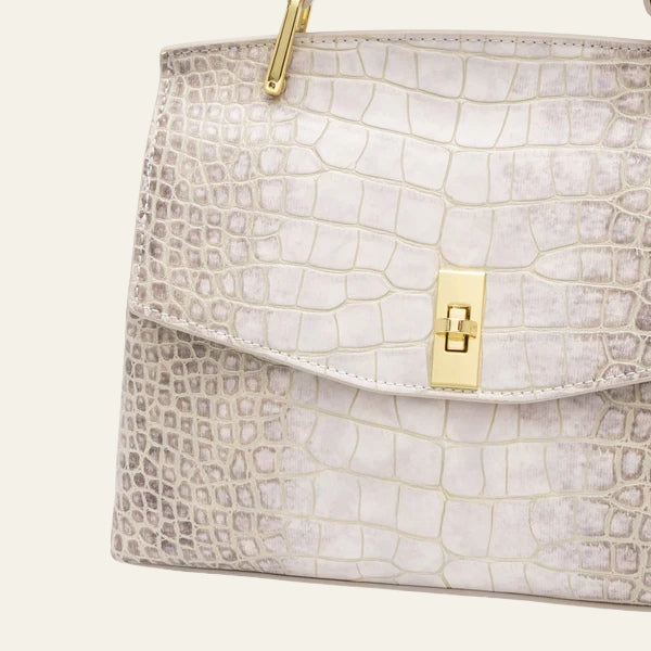 The Milano Structured Top-Handle Shoulder Bag