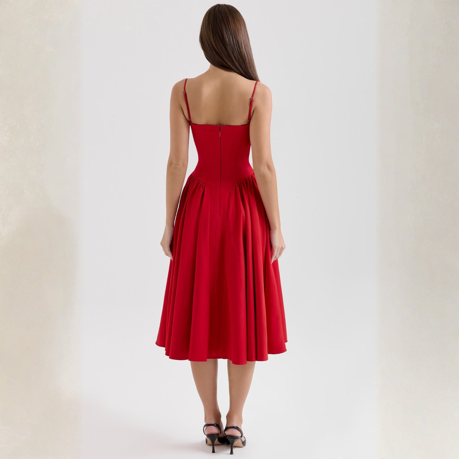 The Sorrento Bustier Pleated Dress