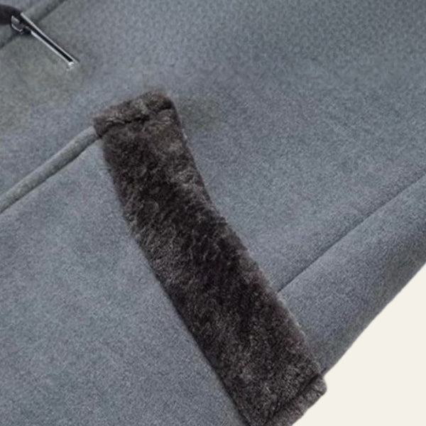 The Vienna Faux-Fur Collar Overcoat