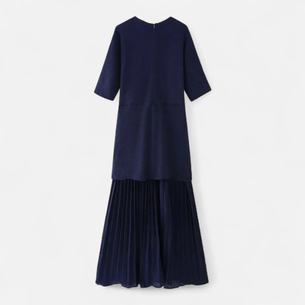 The Verona Pleated Knit Dress