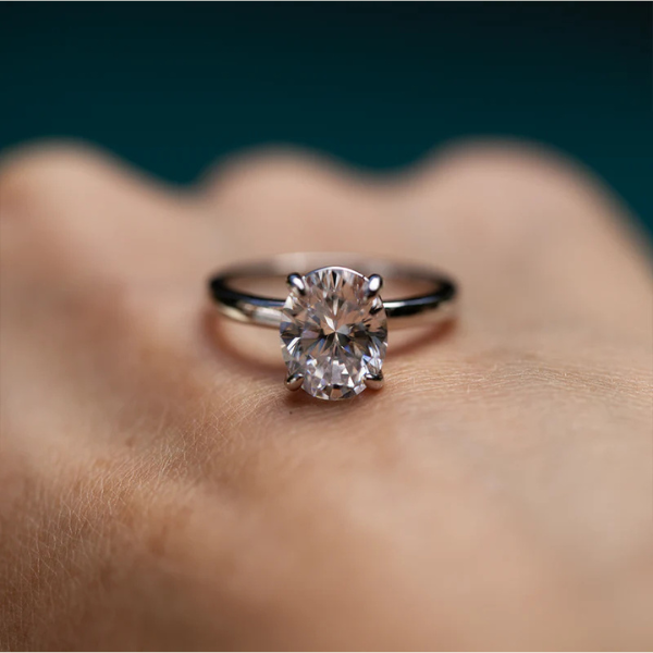 The Aurelia Oval Solitaire Ring