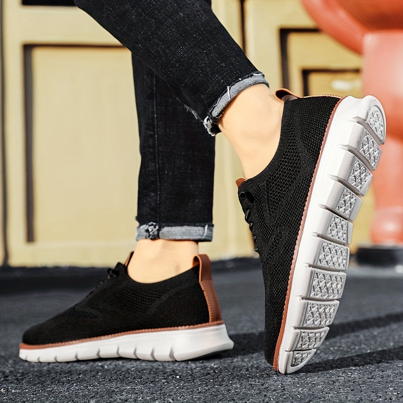 The Riviera Knit-Lace Sneakers