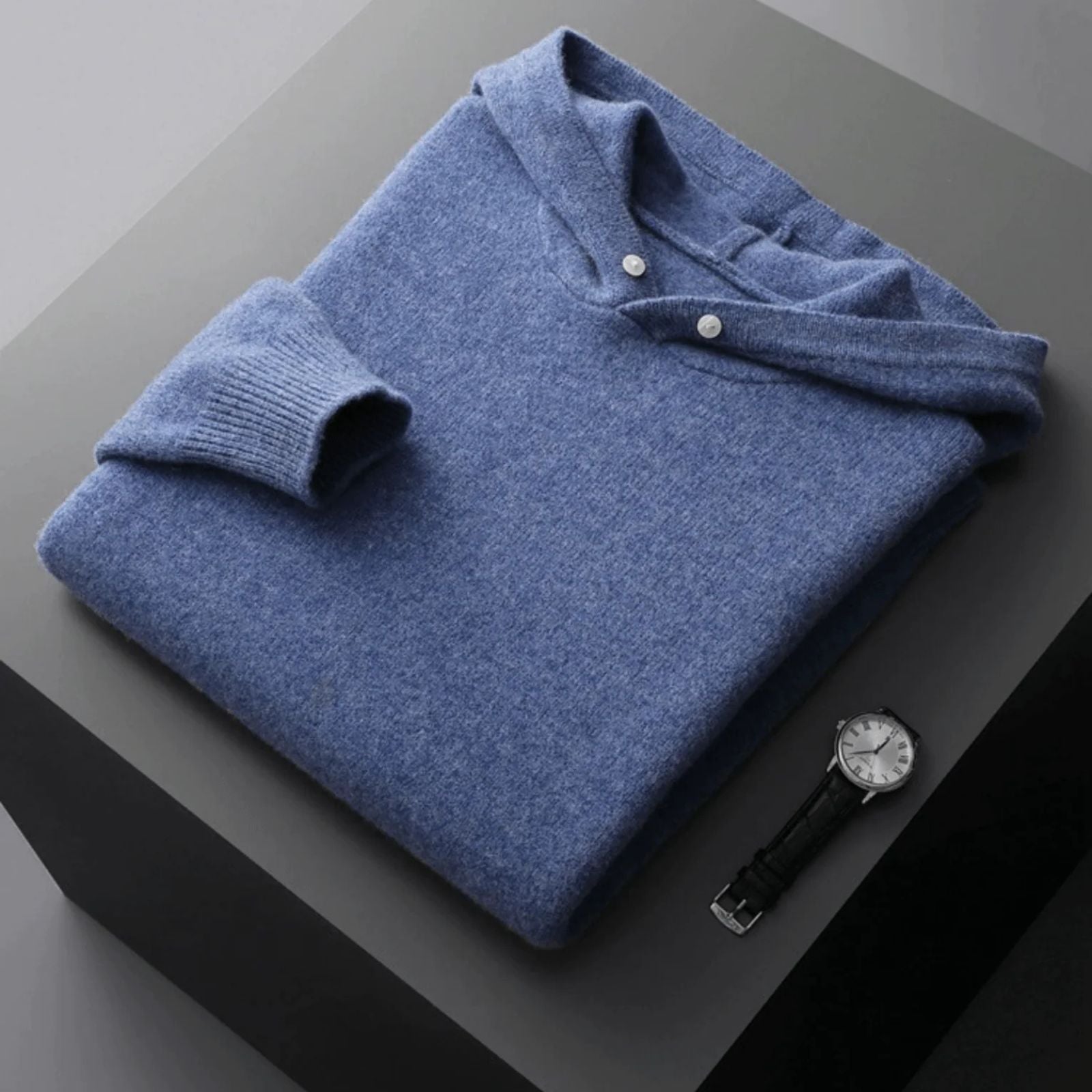 The Lucerne Merino Wool Pullover Hoodie