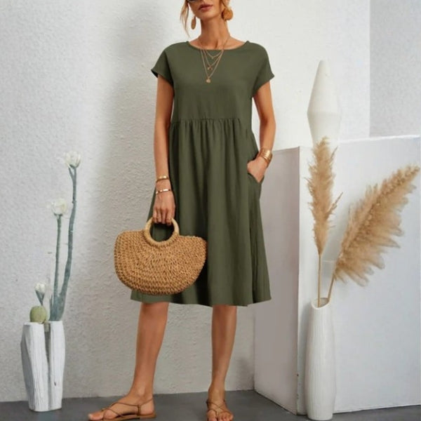 The Amalfi Pocketed Midi Dress