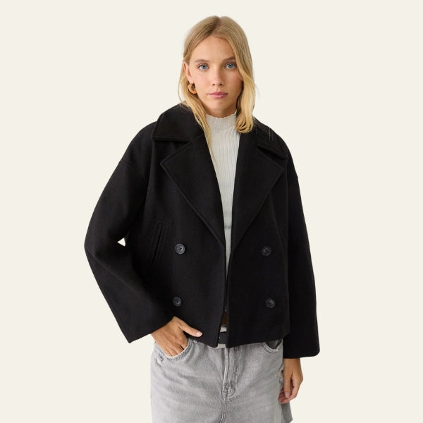 The Kyoto Double-Breasted Short Coat