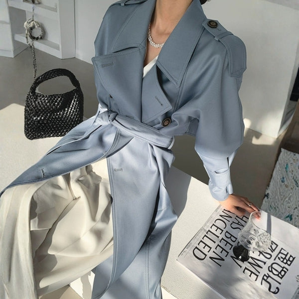 The Marlowe Belted Oversized Trench Coat