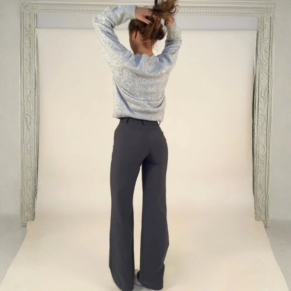 The Milan Tailored Wide-Leg Trousers