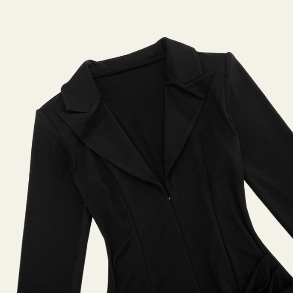 The St. Moritz Hook-Closure Blazer Mini Dress