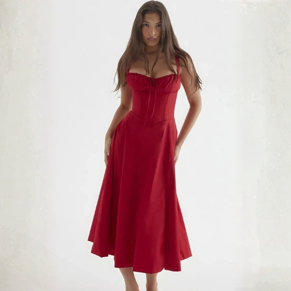 The Sorrento Bustier-Style Midi Dress