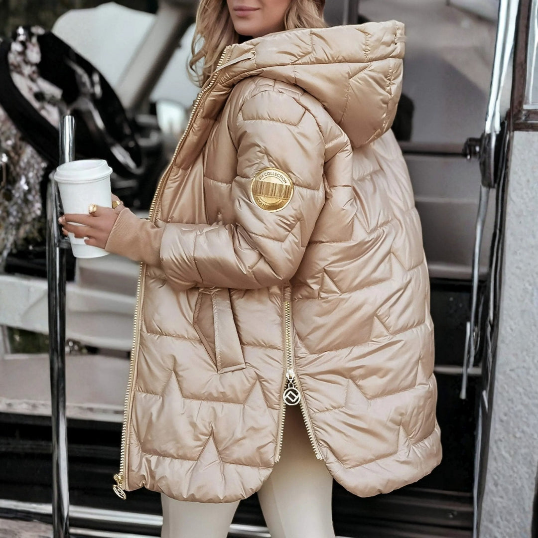 The Alpine Quilted Hooded Puffer Jacket