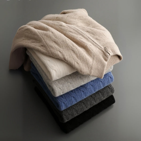 The Lucerne Merino Wool Quarter Zip