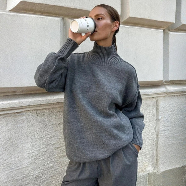 The Stockholm Ribbed Turtleneck Sweater