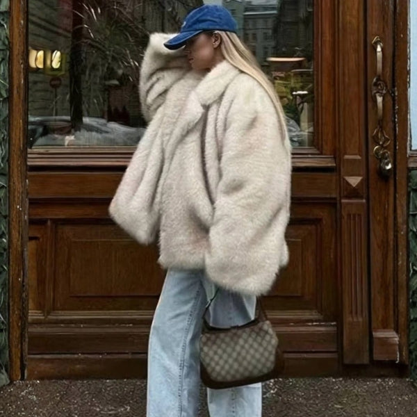 The Aspen Plush Faux-Fur Coat