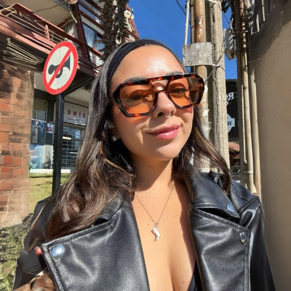 The Milano Geometric Acetate Sunglass