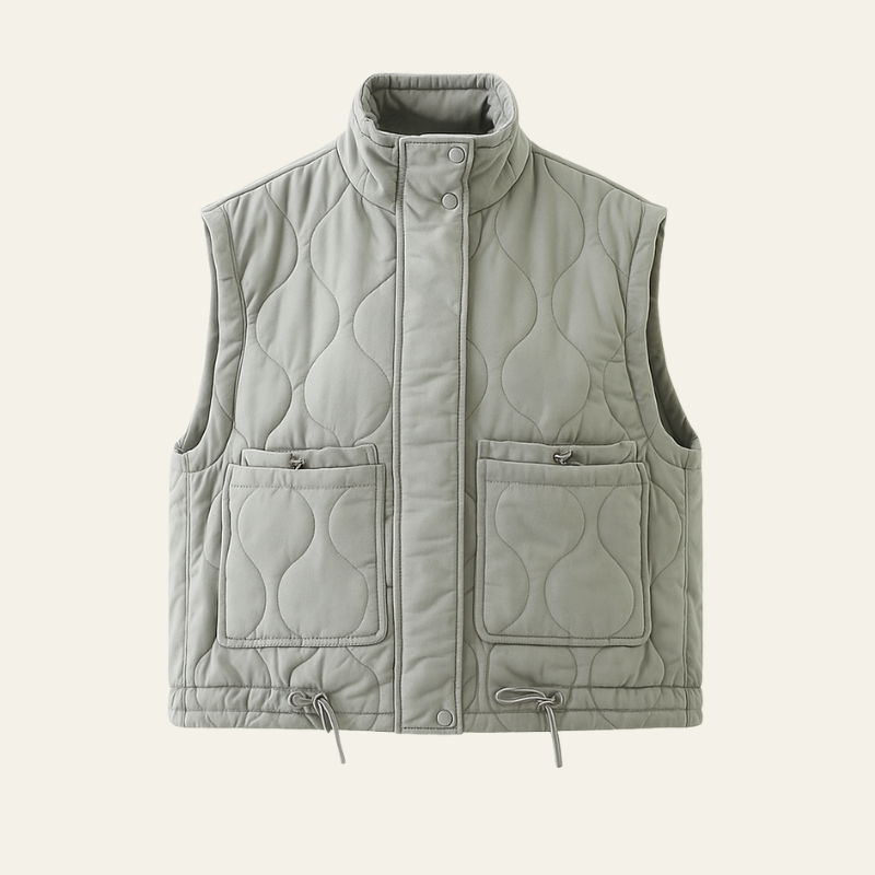 The Aspen Cotton Quilted Vest
