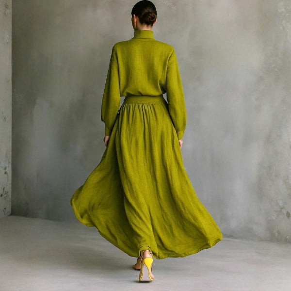 The Kyoto Textured High-Neck Set