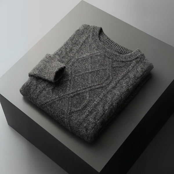 The Dublin Merino Wool Cable Sweater