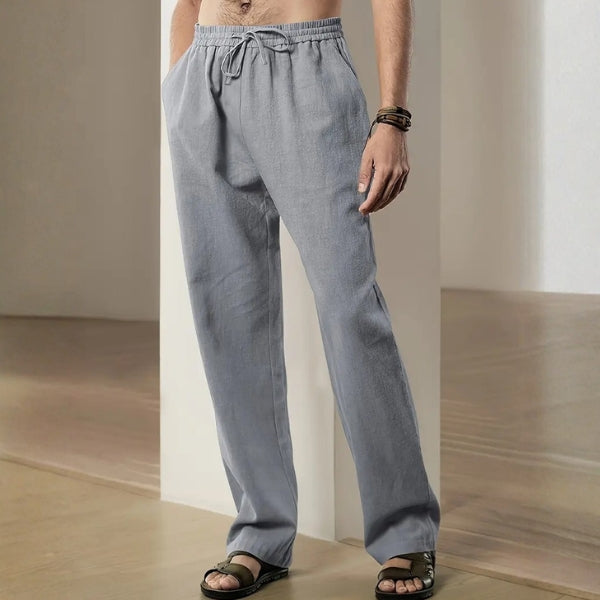 The Malibu Drawstring Eco-Linen Trousers
