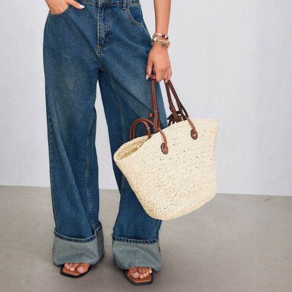 The Majorca Woven Multi-Strap Tote